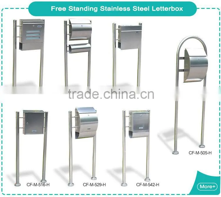 Customised Wall Mounted Stainless Steel Letterbox For Aparment