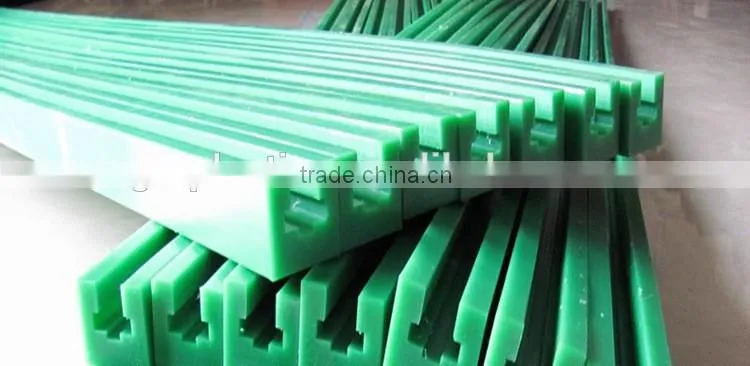 wear resistant conveyor system chain guide plate sliding plastic uhmw-pe nylon conveyor chain guide rails