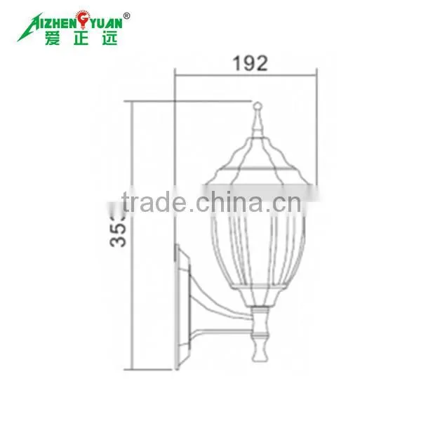 High Quality IP44 waterproof wall light outdoor wall lamp