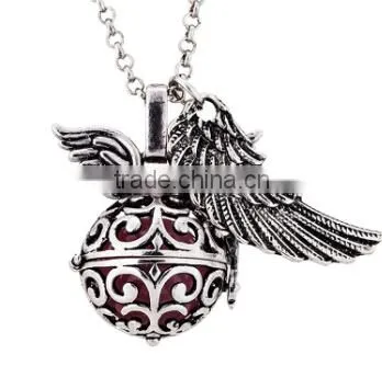 OEM Gold Filigree Cage Pregnancy Necklace