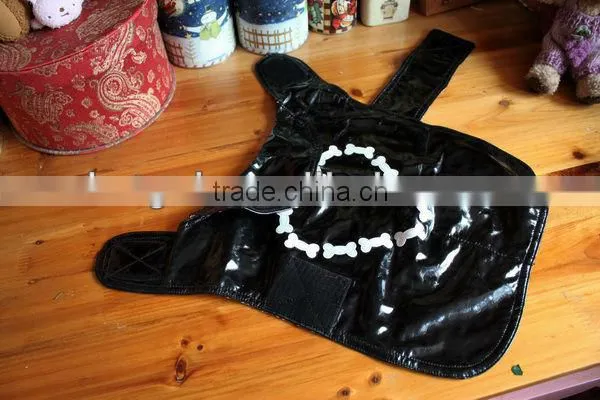 waterproof and breathable PU pet dog clothes