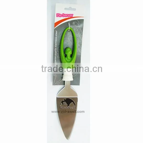 DG-0108 Stainless Steel serrated pie server With Plastic Handle