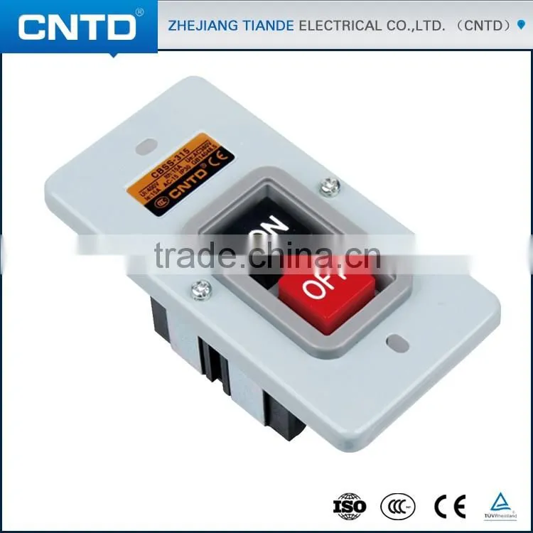 CNTD Brand Switch Best Product for Import Panel Type 15A Electronic Push Button Switch (CBSS-315)