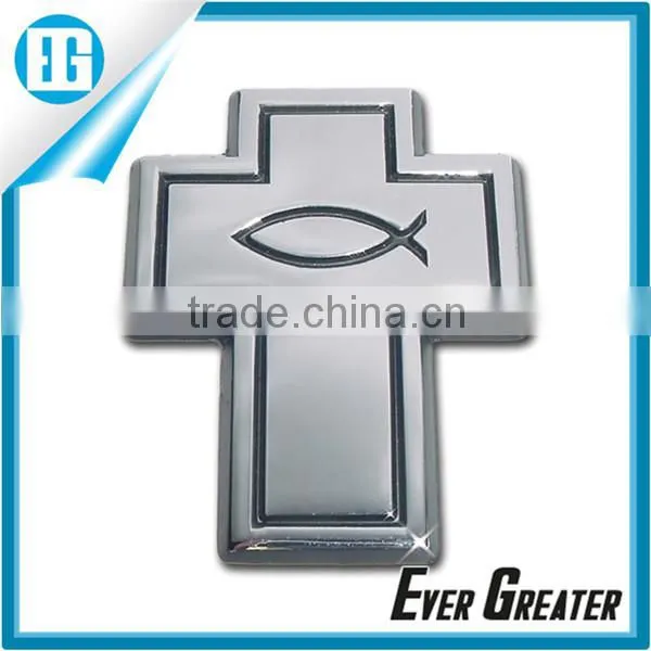 customized 3D CHROME EMBLEMS chrome badges, emblems, logos Christian Edition Chrome Car Emblem
