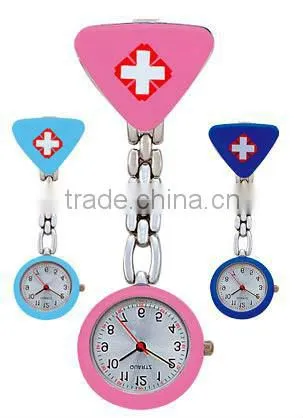 2012 New Thick Triangle Nurse Pocket Quartz Watch