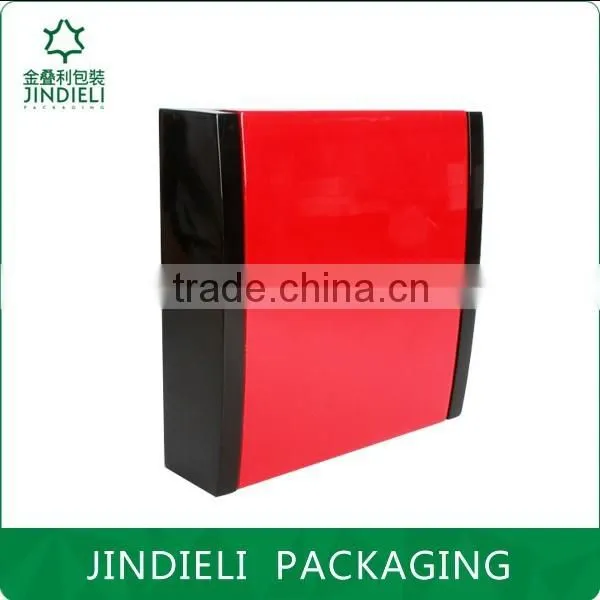 fashion red and black bright paint jewellery box packaging
