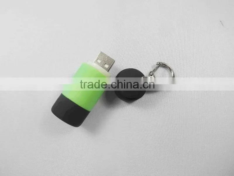 Onlystar GS-4022 ABS portable led torch light pocket torch led flashlight with usb charger