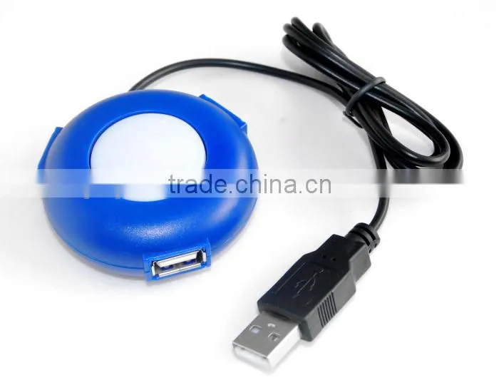 Round shape weblink 3 port usb hub loaded with your website