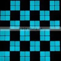 glow in the dark glass mosaic tile