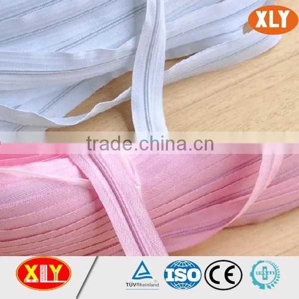 zipper factory wholesale fancy invisible zipper roll for dress