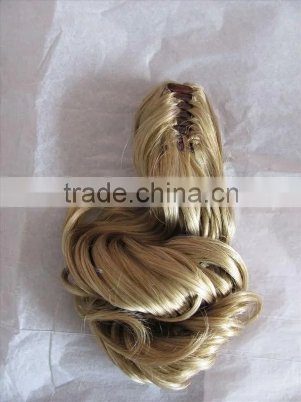 hot sale fashion synthetic clip hair extension
