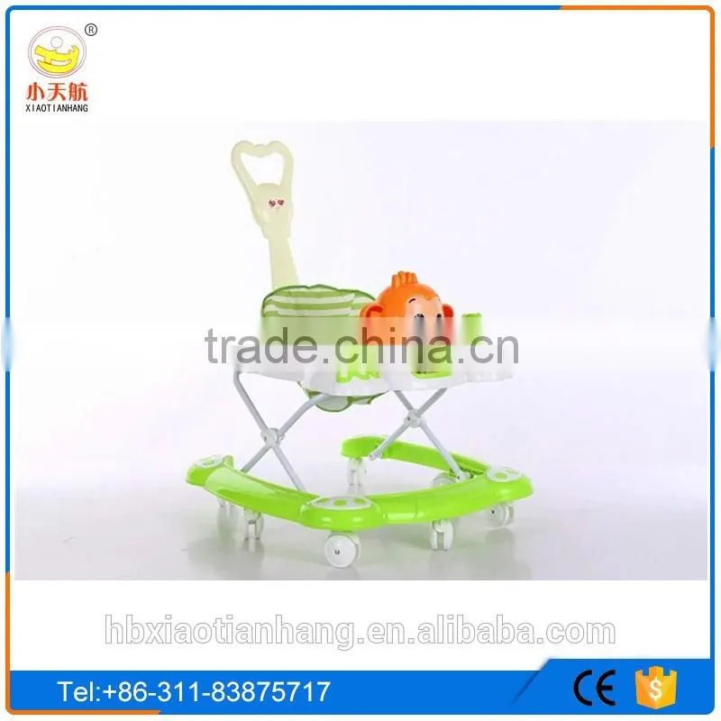 inflatable round baby trolley walker for infant