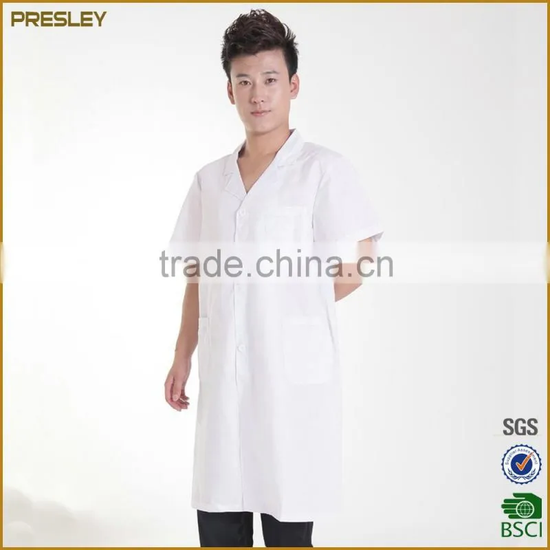 cheap price doctor Uniforms or lab caot in 100% Cotton comfortable dirtproof