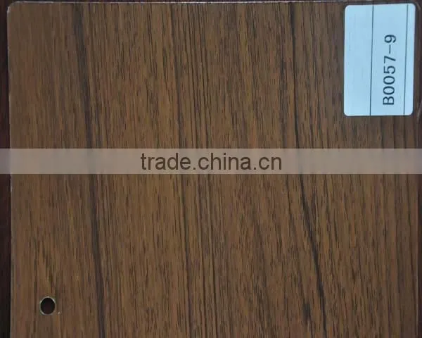 wood grain type pvc film for wood floor
