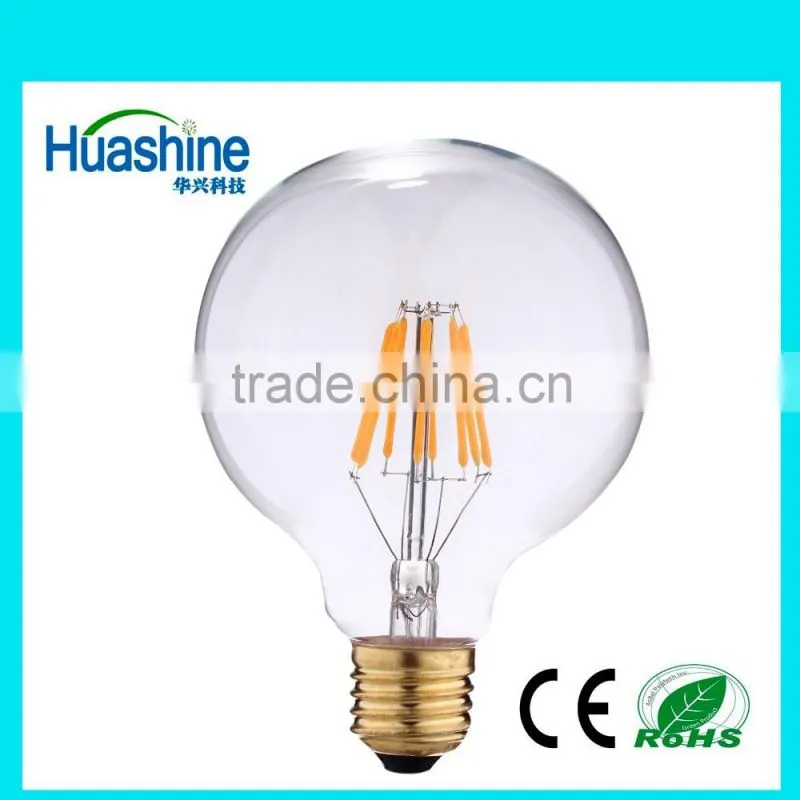 2016 high lumen G45 E27 filament G45-2 2W led dimmbar e27 lighting led led filament bulb