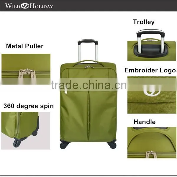 840D dobby Material Lightweight Luggage Sets