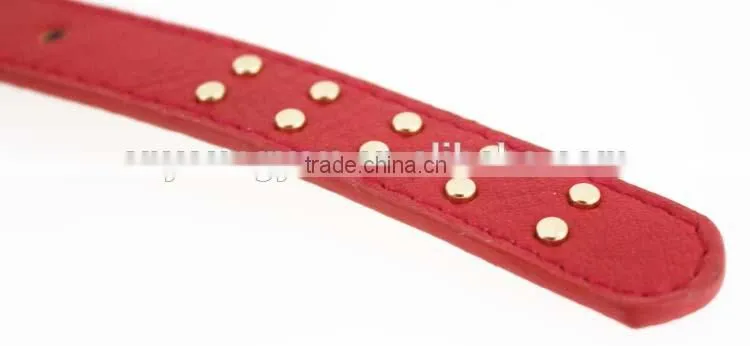 Women's Fashion leather stud belt with shiny accessories in yiwu