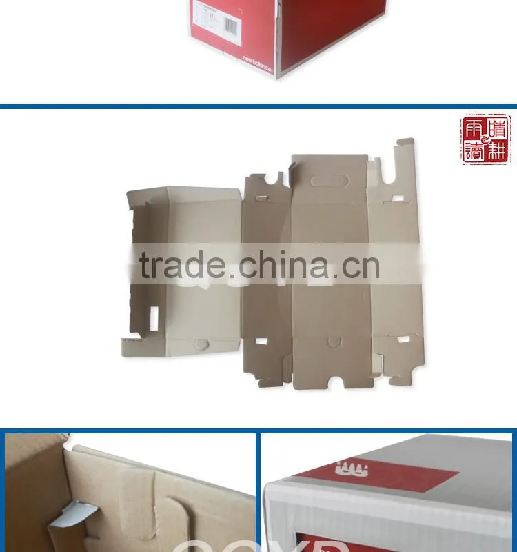 custom printed cardboard shoe box wholesale