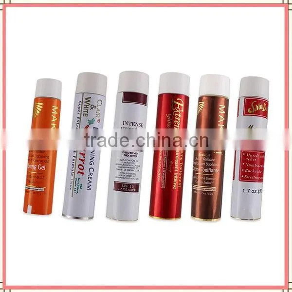 High quality collapsible aluminum tubes cosmetic