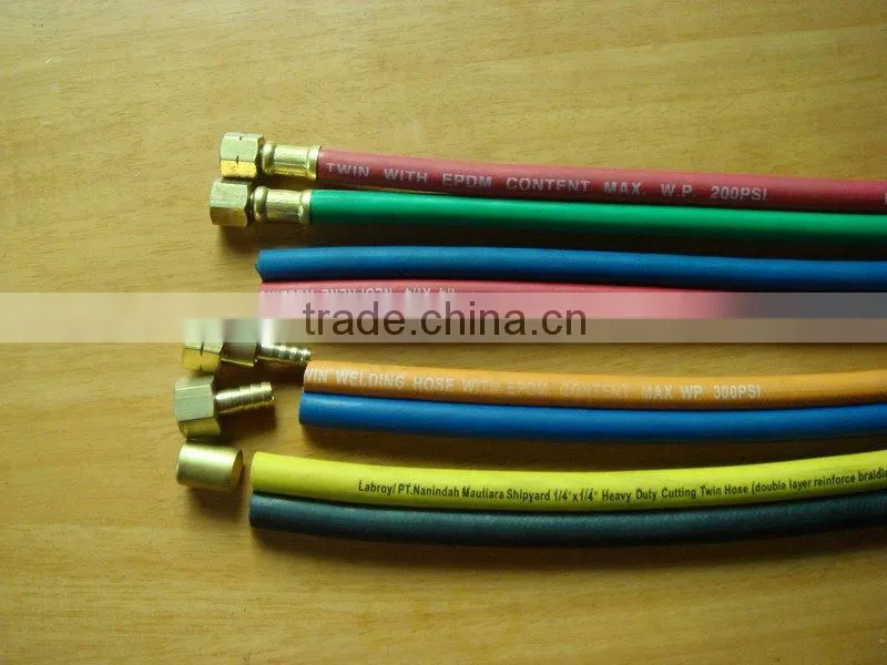 China Factory Supplier twin welding rubber hose