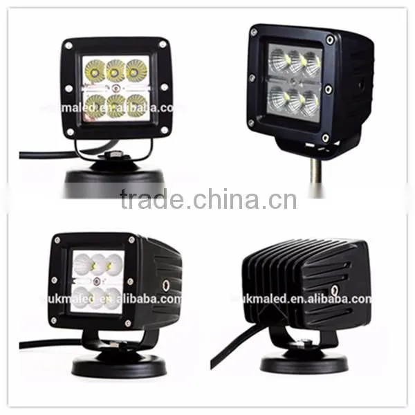 18w 4" LED work light headlight Lamp SUV Off-road Boat Headlight Spot Driving Fog Light