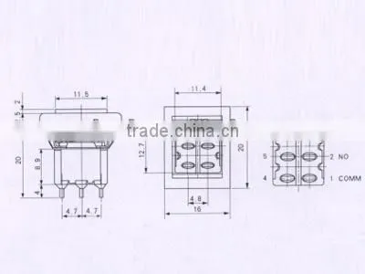 Heavy duty push button switch&stainless stell push button switch