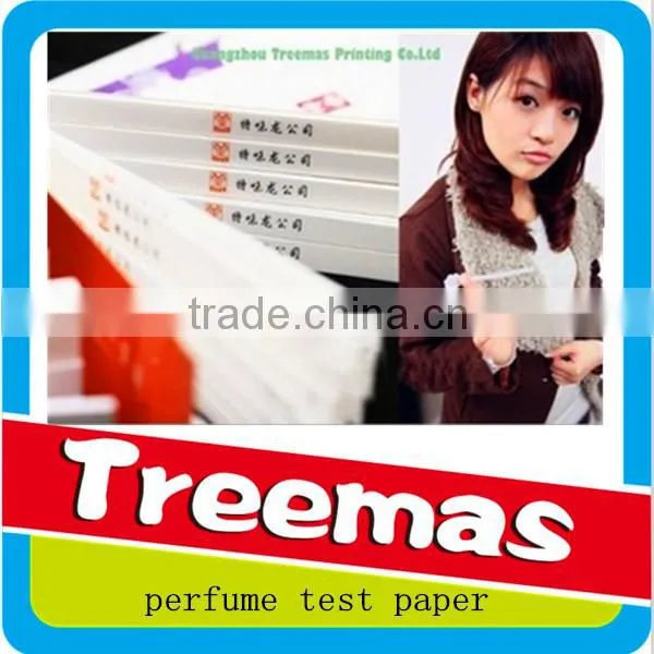 Custom shape fragrance blotter perfume paper strip tester