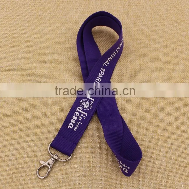 Fashion promotion gift polyester lanyard with ID badge holder for sale