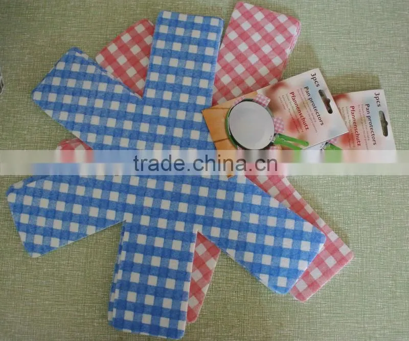 3pcs/set heat resistant nonwoven pan protector