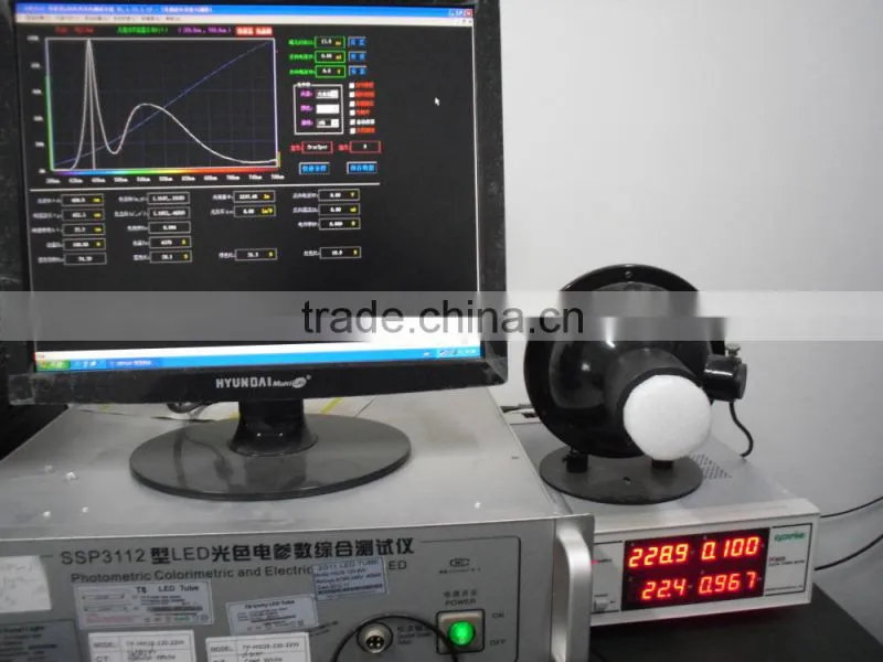 100lm/w 2400mm 8ft double sided led tube with R17d end cap