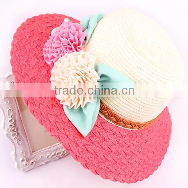 100% Madagascar raffia strawhats,handmade knitted hats straw hat for women JH