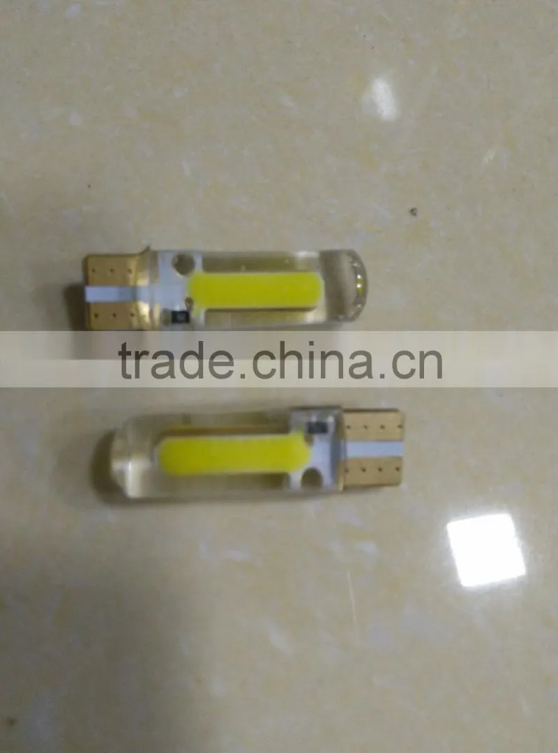 T10 Silica COB , High Power Car Led Lights , LED License Plate Bulbs