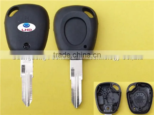 Cheap spare key 1 button remote car key for Renault car