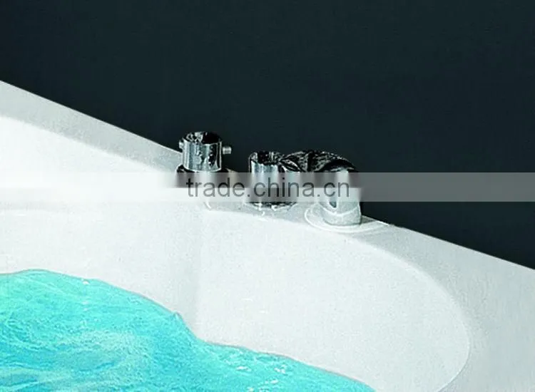 single person transparent acrylic bathtub