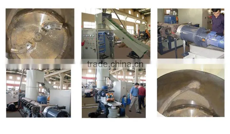 recycled plastic granulating machine with CE certificate