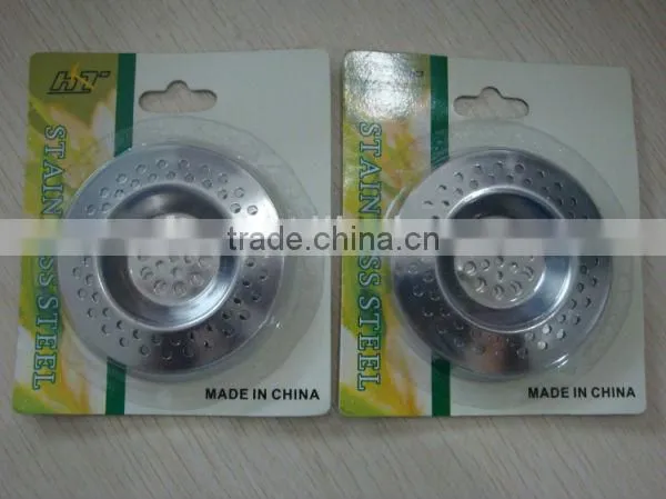 high quality stainless steel sink strainer model NO. HT018