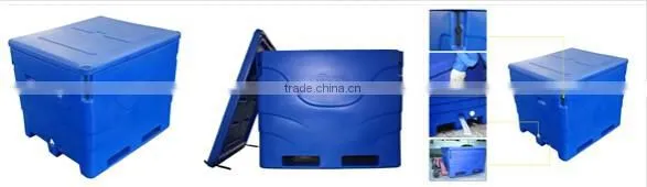 1000L Hardside insulated cooler tote for fish, fish cooler tote for Marine, Boat