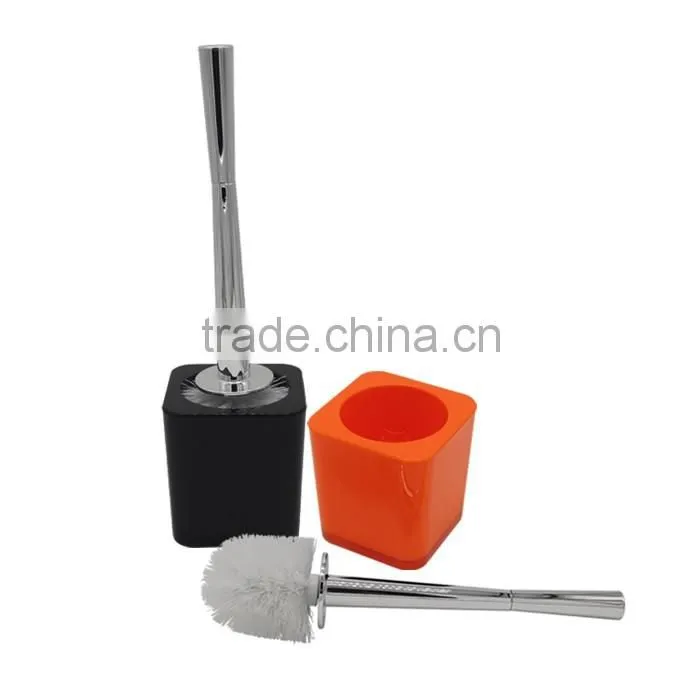 whole saleoptional color Plastic Toilet cleaning brush holder retangle toilet brush holder set