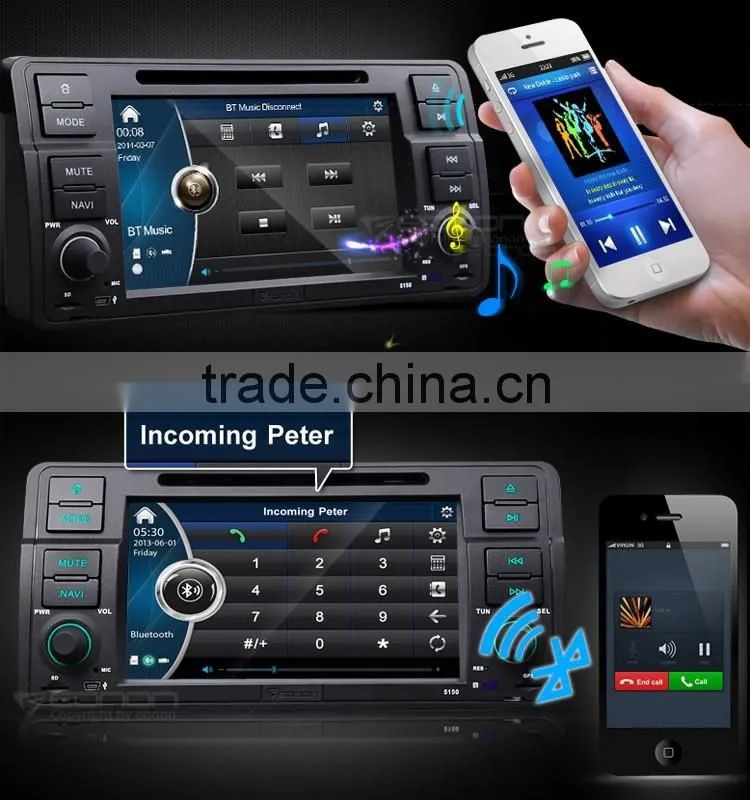 EONON D5150Z 7" Digital Touch Screen Car DVD Player with Built-in GPS For BMW E46