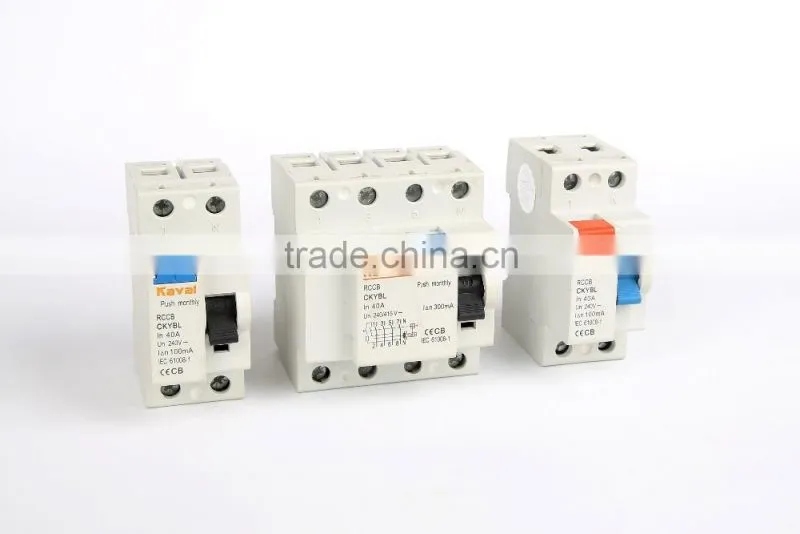 Factory supply F360 2P/4P magnetic residual current circuit breaker nocle-100 (rcbo)