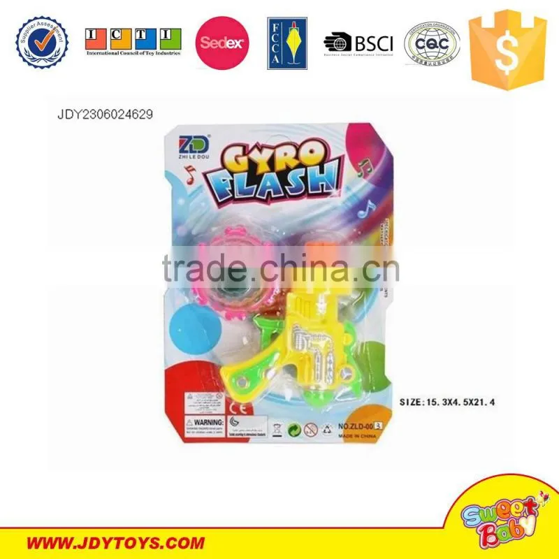 Promotional toys peg-top toys with frisbee