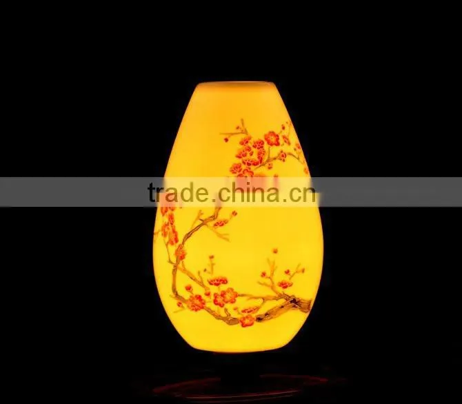 porcelain lamp shade , ceramic lamp holder