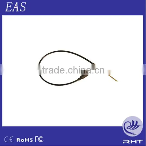 Double Loops Stainless Steel Lanyard,EAS Anti-theft Steel Lnayard 20CM Available