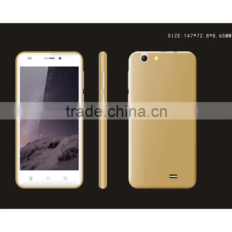 3G Smartphone Android5.1 5inch HD IPS Screen MTK6580 china mobile phone oem mobile phone