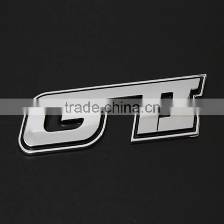 ABS numbers car sticker,custom plastic car badge emblem