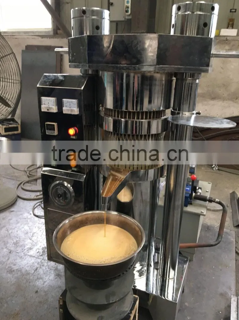 High oil-pressing ratio Hydraulic almond oil extraction machine for sale