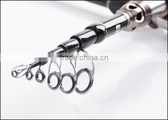 2.1m 5 Sections Carbon Fishing Rod Telescopic Fishing Pole