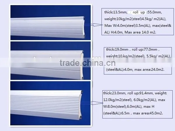 PVC roller shutter door industrial