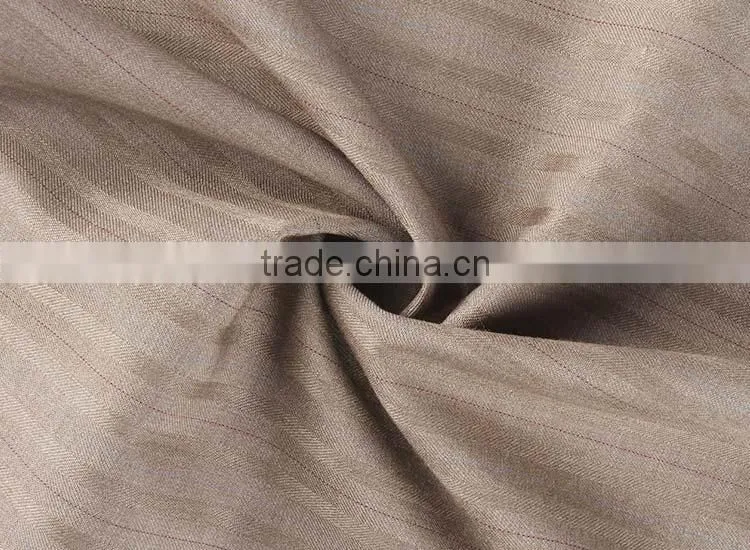 China suppliers Shaoxing Beautiful polyester hopsack fabric fire retardant lacquer viscose stretch suiting fabric