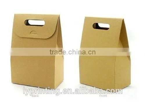 2016Cheap kraft paper bag kraft paper sleeve logo printing